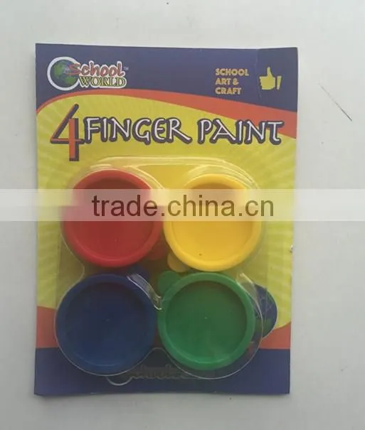 4pcs washable finger piant in blister packing