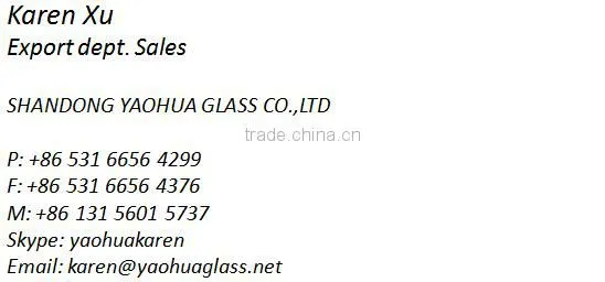 bulletproof glass double glass tempered laminated glass price