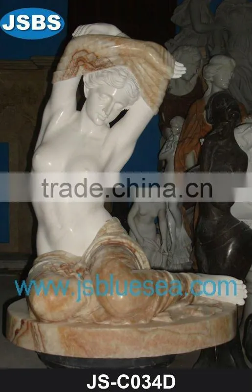 Carved White Marble Horse Statue