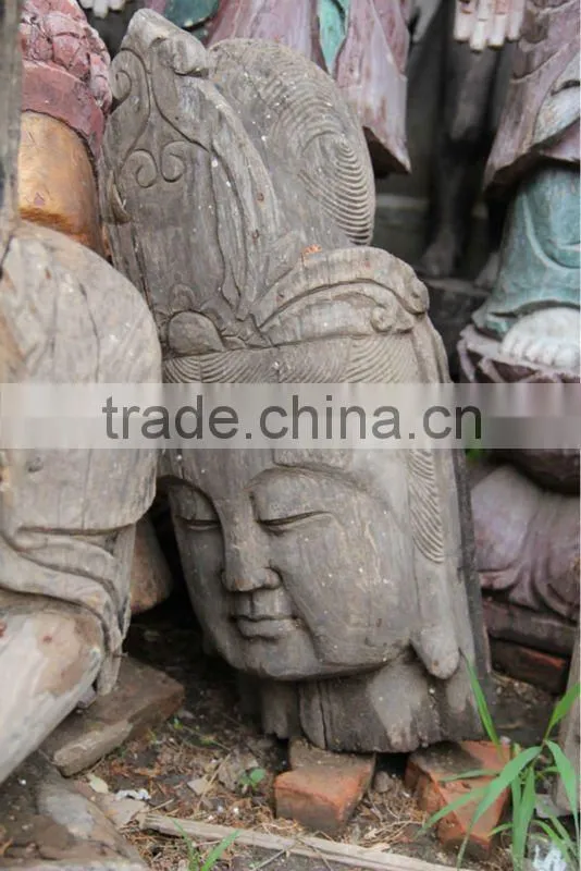 Chinese antique wooden buddha
