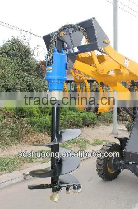 Soil hole digging machine