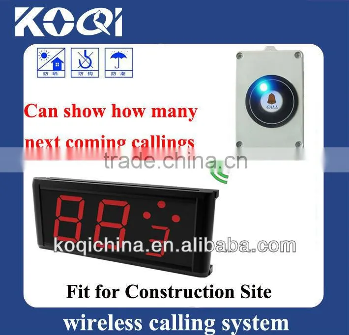 Lift Button Wireless Pager Service