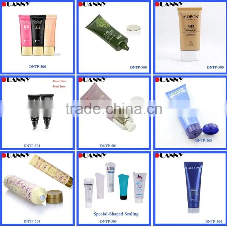 Packaging Cosmetics Plastic Containers Empty Round Tube