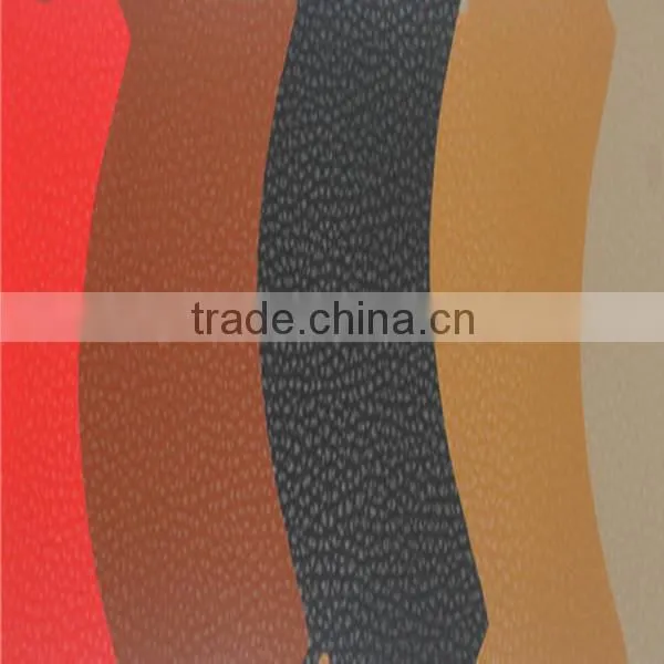 2015 new desigh free sample pvc material embossing car set leather T0009