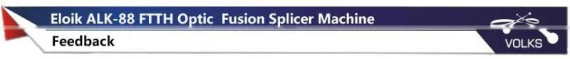 Fiber Optic Splicing Machine Fusion Splicer Eloik ALK-88