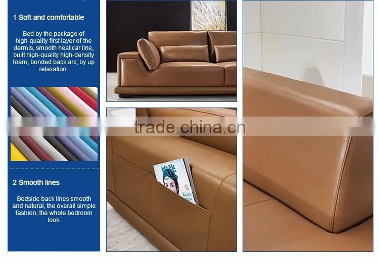 Home Furniture Modern Style Leather Lounge Sofa