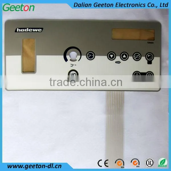 Metal Dome Membrane Switch Panel With LED Light