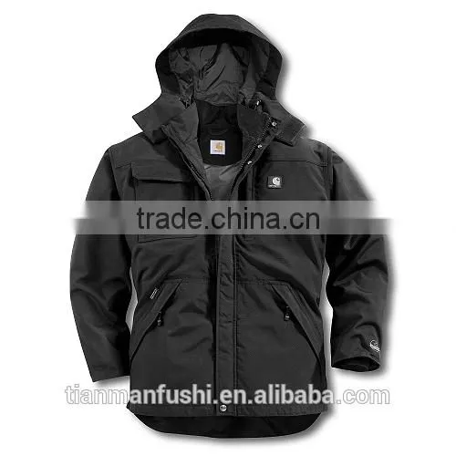 Fashion men's casual winter 100% cotton padded custom varsity jackets