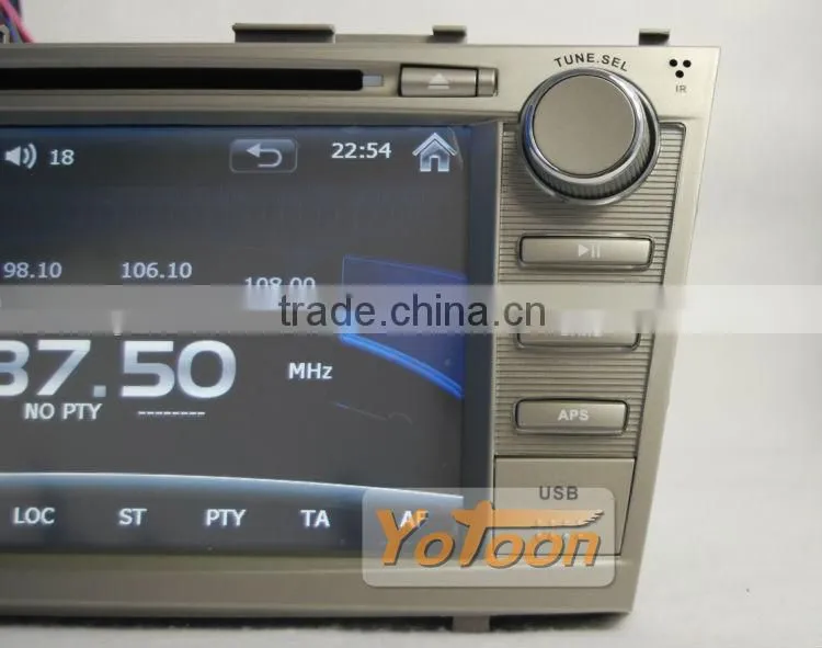 Yotoon Manufacture Newest 7 Inch Car GPS DVD System AV Multimedia Navigation Special Use for CAMRY