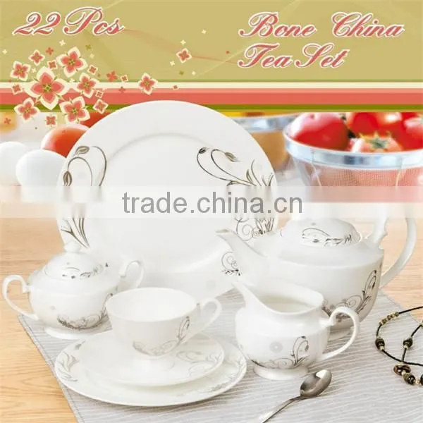Custom Ceramic decal dinnerware set