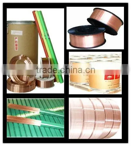 Factory outlets!!! ER70S-6 brass coated drum welding wire