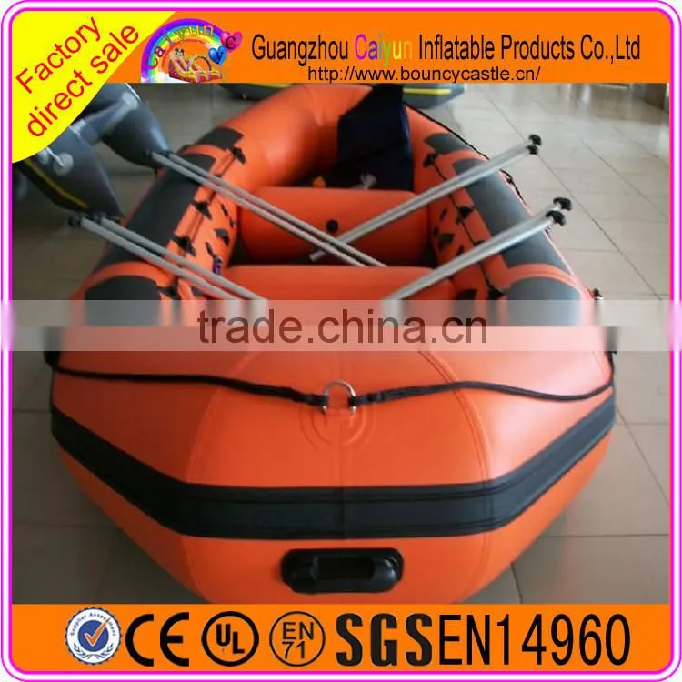 CE approved 0.9mm thickness pvc inflatable fishing boat for sale