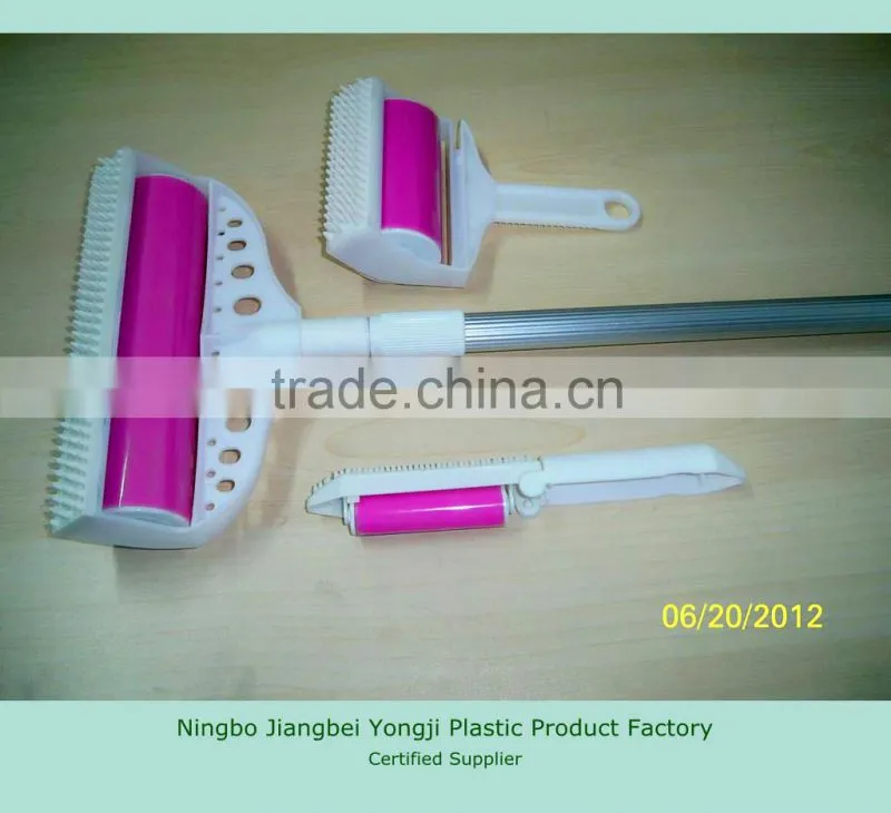 sticky lint roller with brush (Schticky)