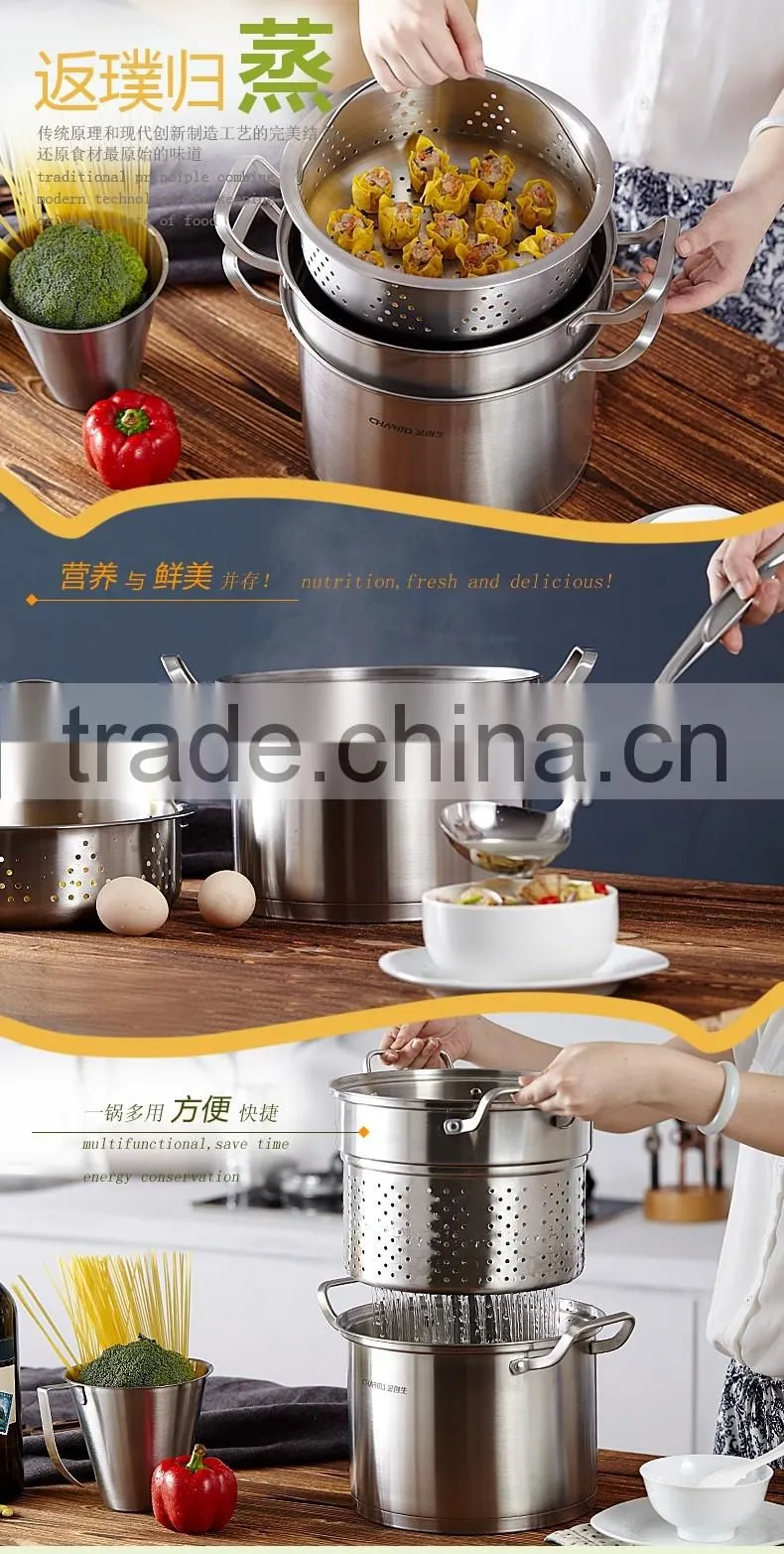 Charms large stainless steel steamer pot