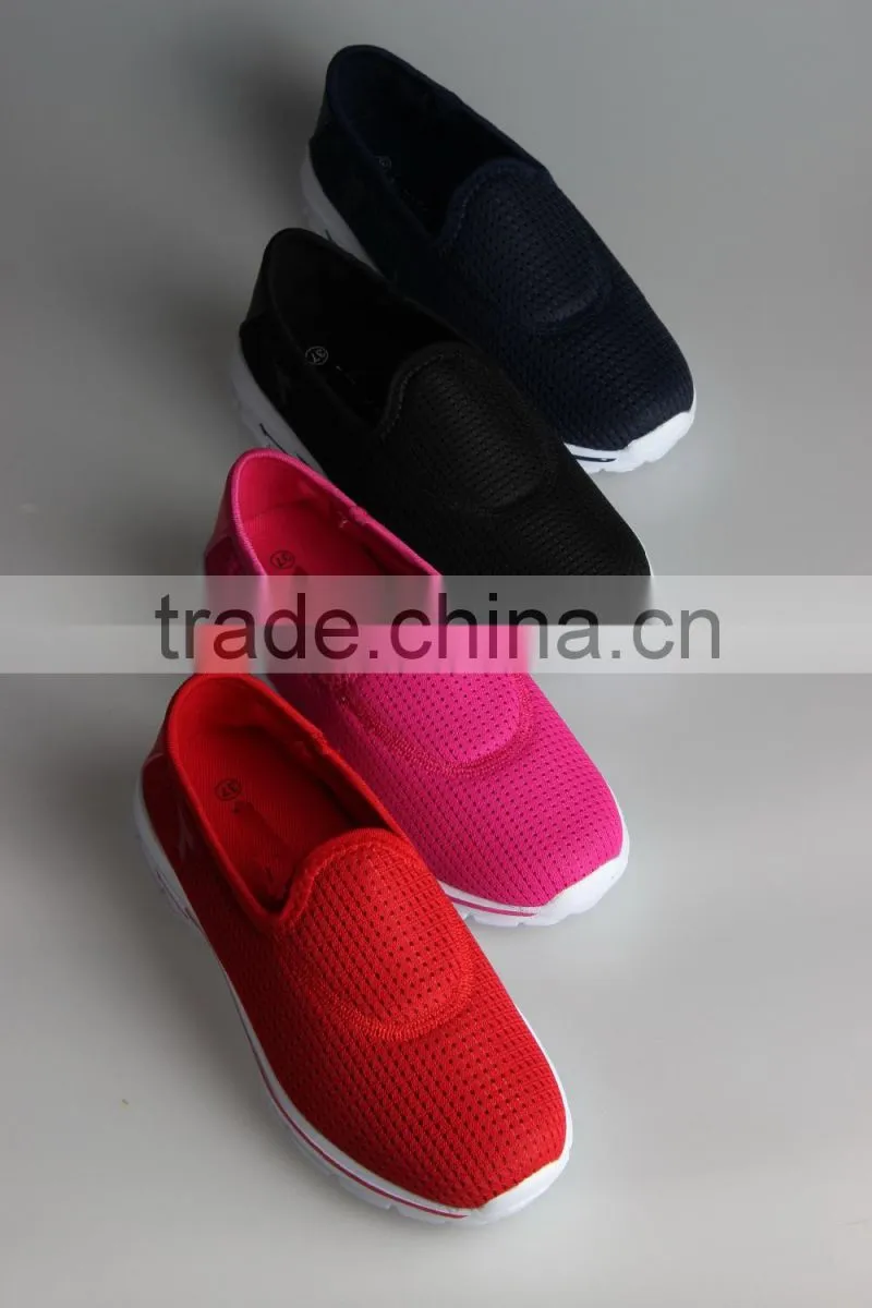 summer slip on running shoes sport lazy network shoes wrapping breathable mesh lightweight shoes