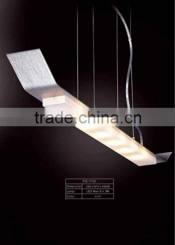PD-7098-8 new design decorative modern led pendant lamp fixture
