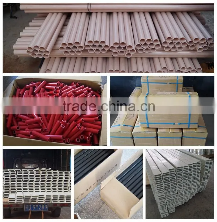 Reinforced Plastic Fiberglass GRP / FRP profiles, High strength FRP pipe, Anti-Electric FRP tube with Pultrusion