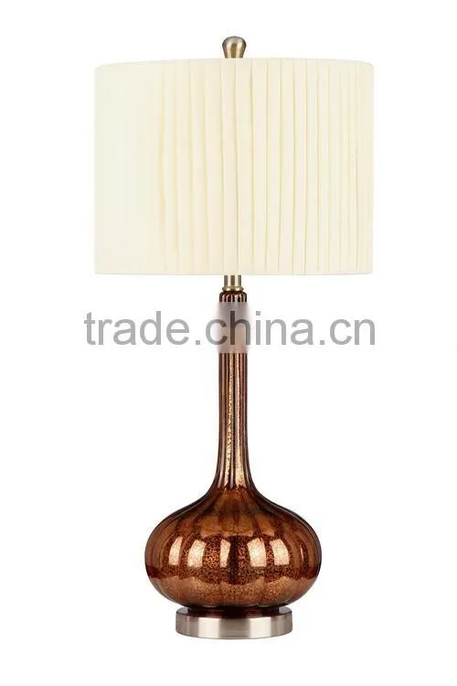 Modern & slim & elegant color glass table lamp