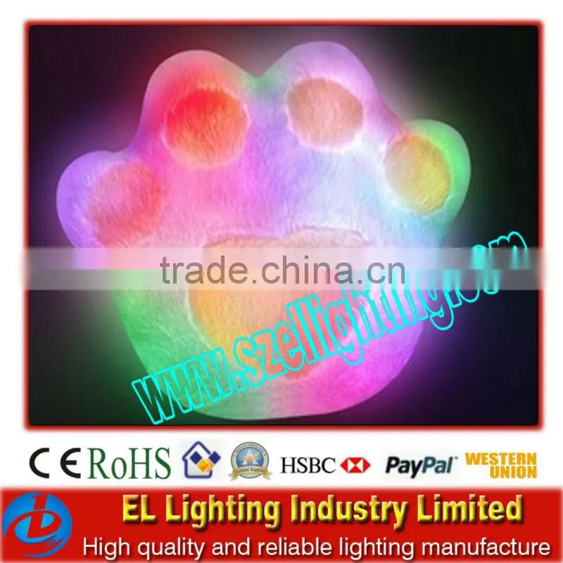led glowing pillow,can light up the dark night!