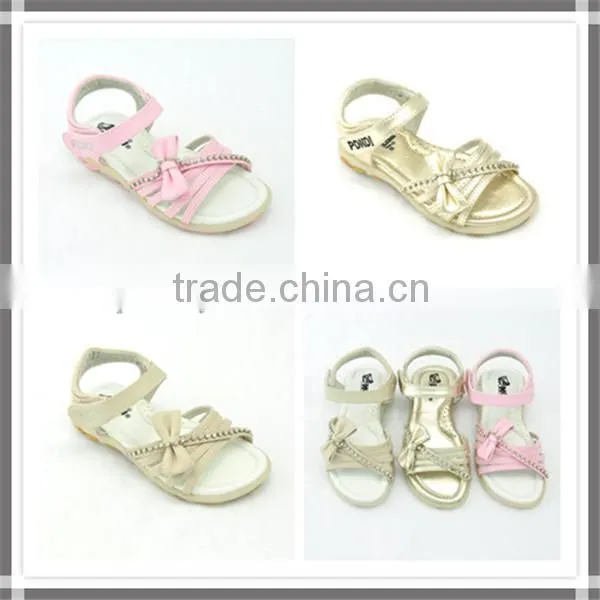 2014 Hot selling name brand fancy sandals for girl