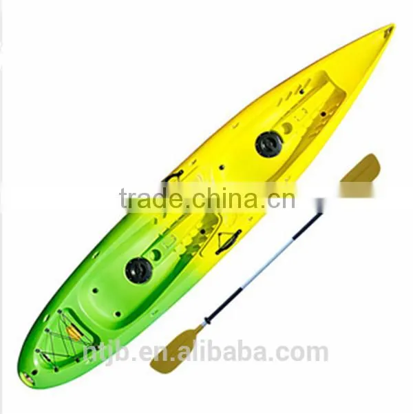 hot sale double plastic canoeing for fishing