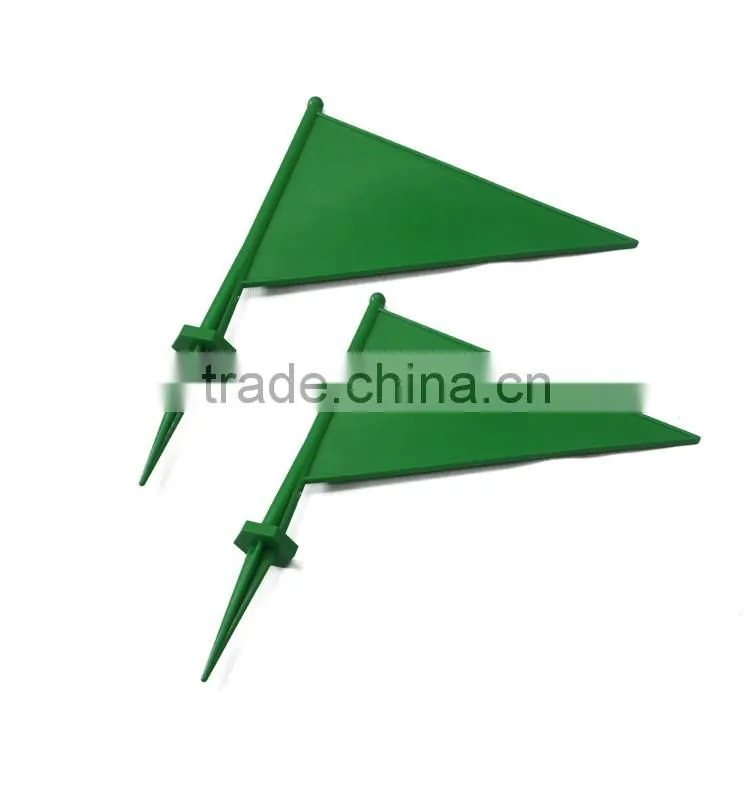 Manufacturer pp plastic triangle flag