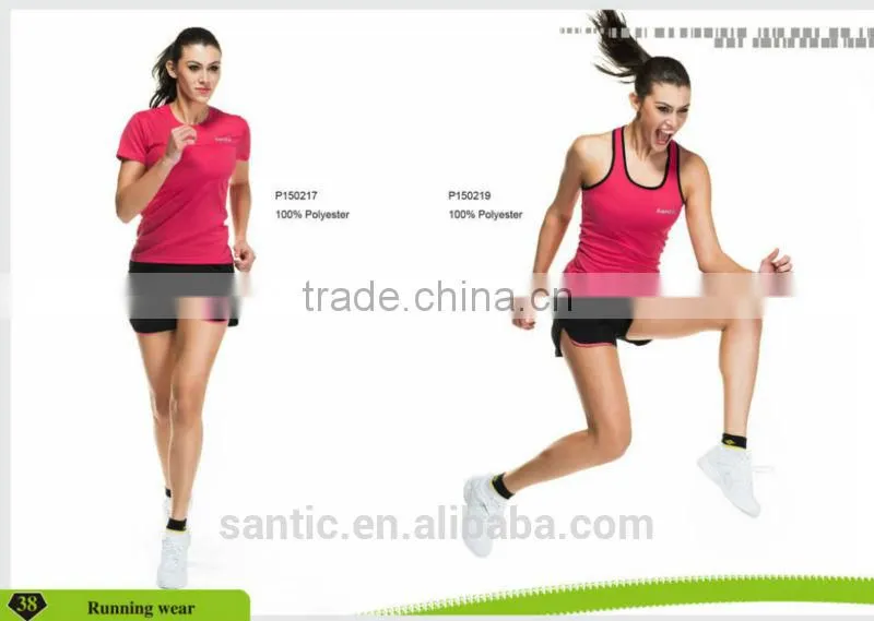 Women running Tank top Lycra pants, gym wear