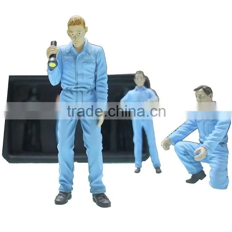plastic model doll of serviceman