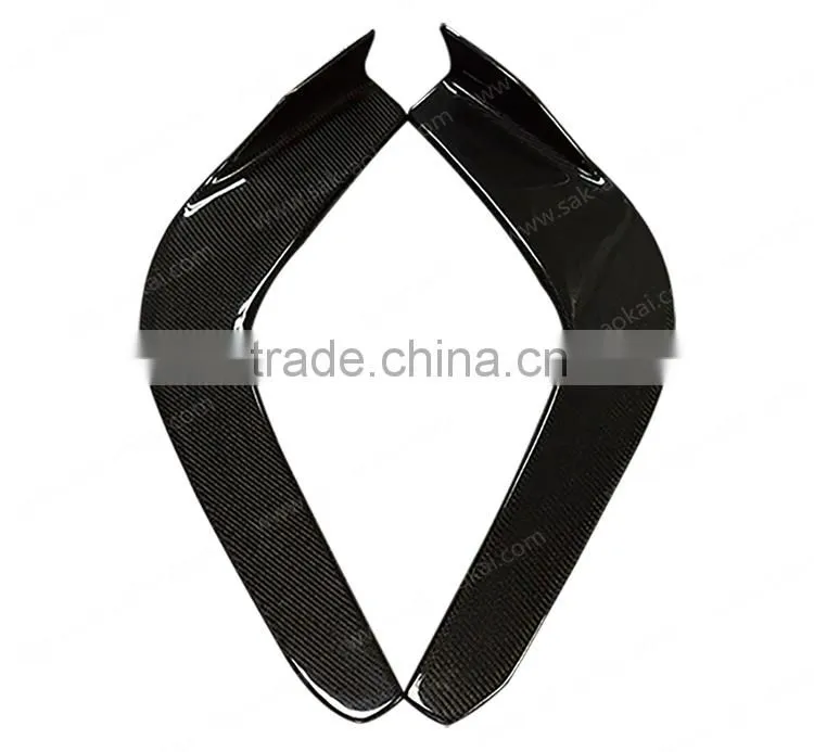 Universal Bumper Lip Spoiler Carbon Fiber Splitter Flap Cupwings