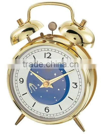 4 inches metal case mechanical alarm clock