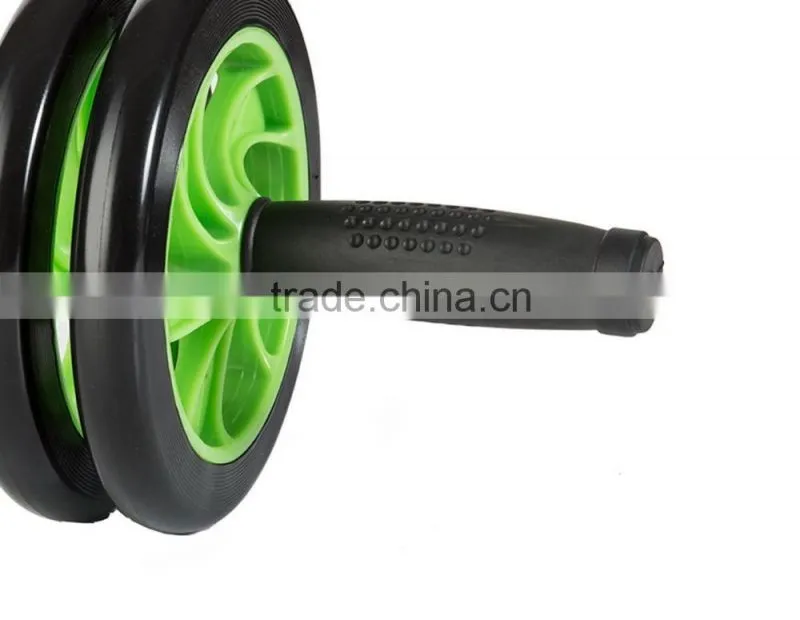 Ab Wheel Roller With Knee Supporter Two Wheel Stainless Rod