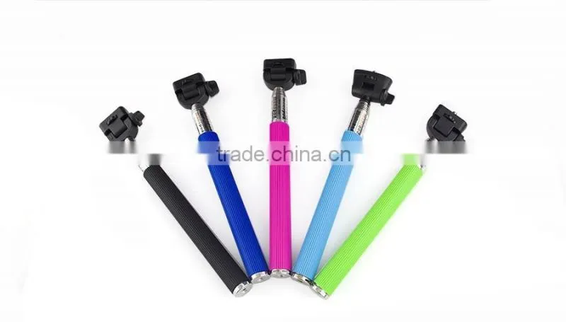 Extended colorful bluetooth selfie stick, selfie stick with remote, selfie stick with bluetooth