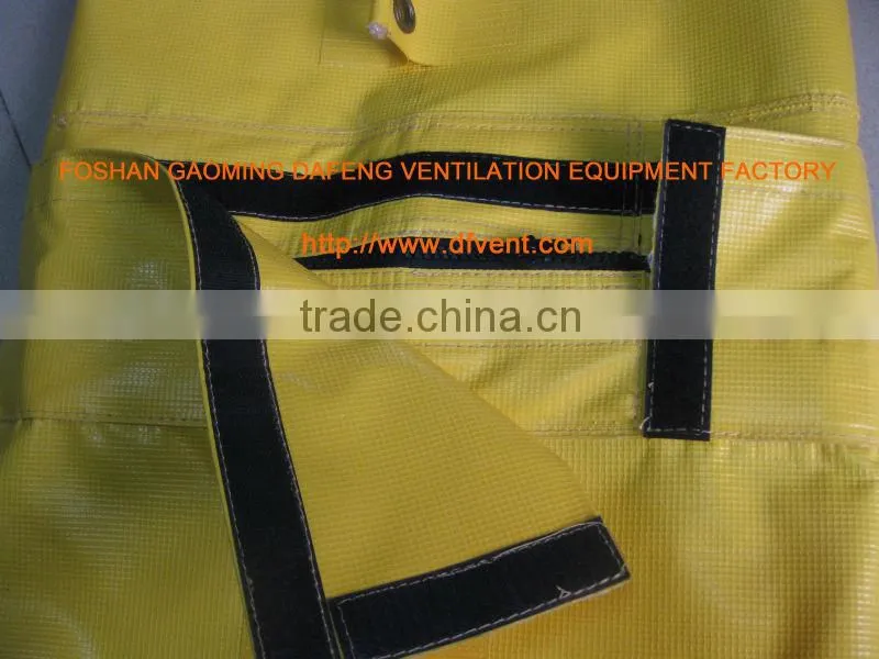 650gsm lay-flat mining duct tunnel duct