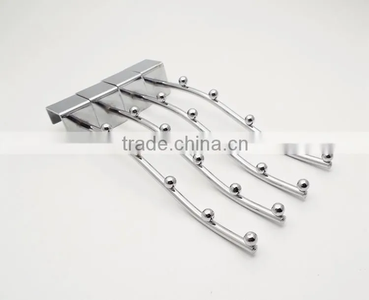 Metal hanging display hooks tube bar hooks oval tube price tag hooks