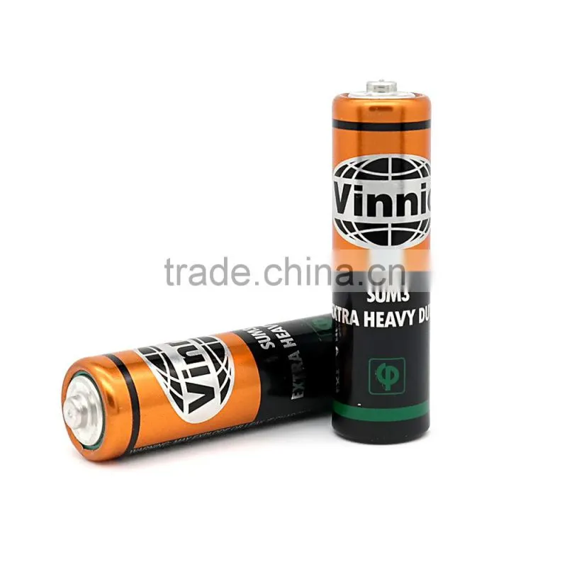 aa carbon zinc battery 0% Lead Zinc Chloride Dry Battery