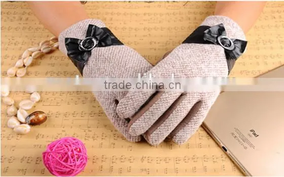Anti-slip With Velvet Gloves Finger Touch Screen Gloves For Warm Hand
