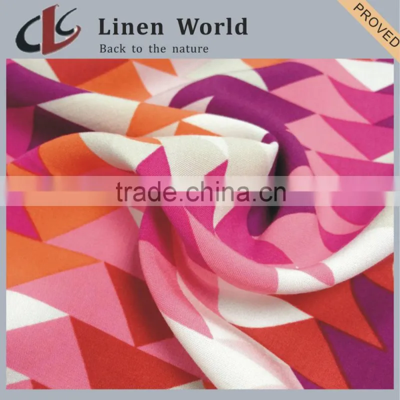 13S High Quality Printed Linen Fabric