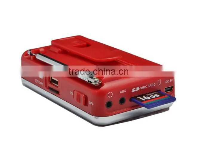 Robot-228u Hi-FI ultra-thin portable mini usb radio,card speaker,Digital audio player
