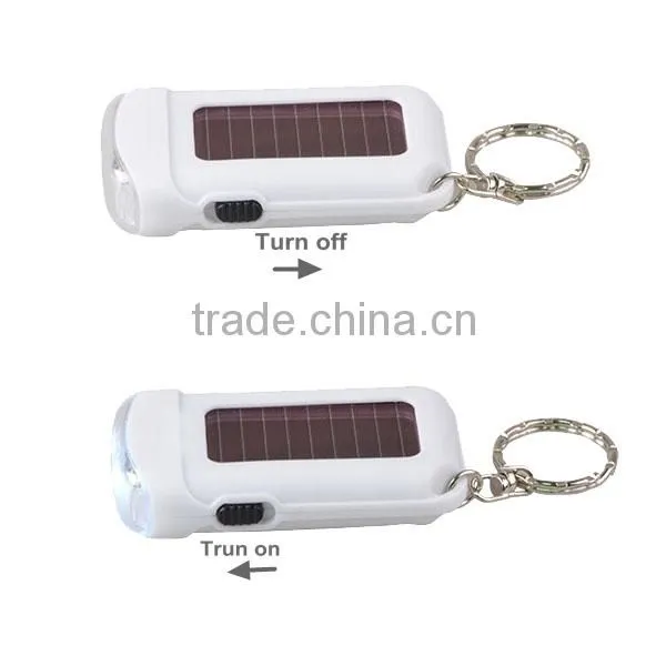 High quality 2 led Mini solar torch Portable Style