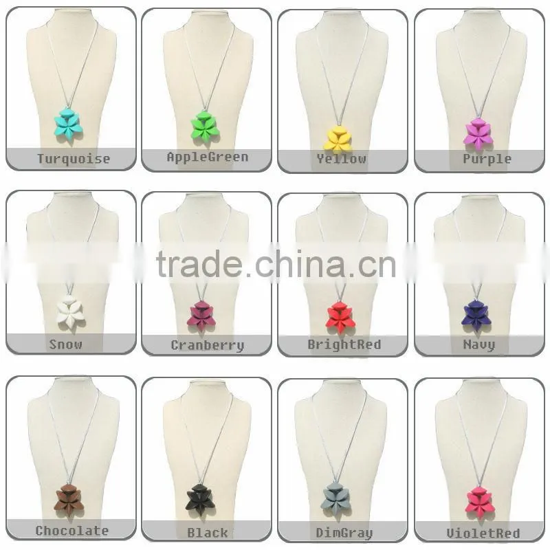 Silicone Teething Beads DIY Jewelry for Mother Jewelry Baby Chewing Necklaces