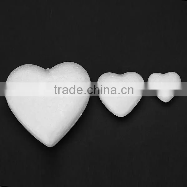 110mm polyfoam heart for valentine's decoration and DIY