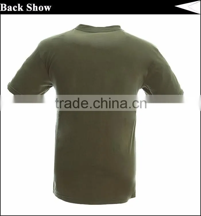 Cheap wholesale olive green cotton t shirts