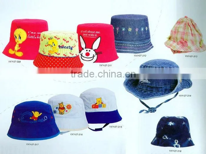 100% cotton khaki wholesale bucket hats