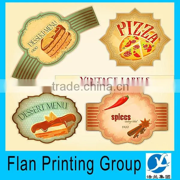 Customized coffee labels stickers