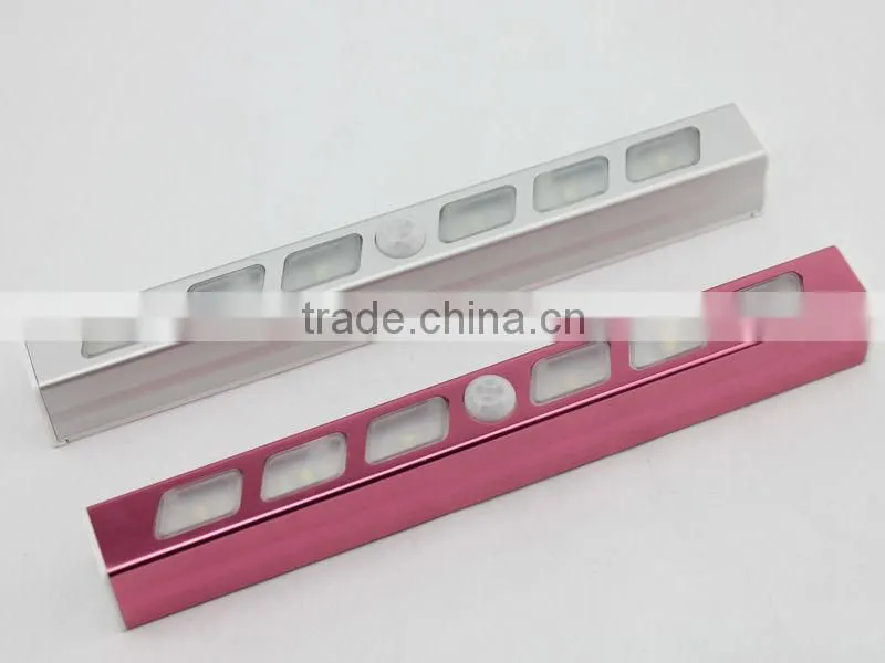 Aluminum Material 6LED Indoor Motion Sensor Light