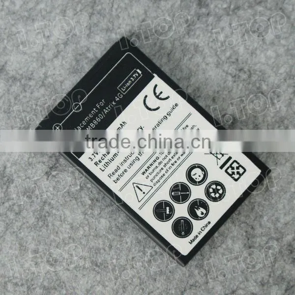 3.7V 1800mAh Battery For Motorola BH6X / MB860 /Atrix 4G Battery Backup