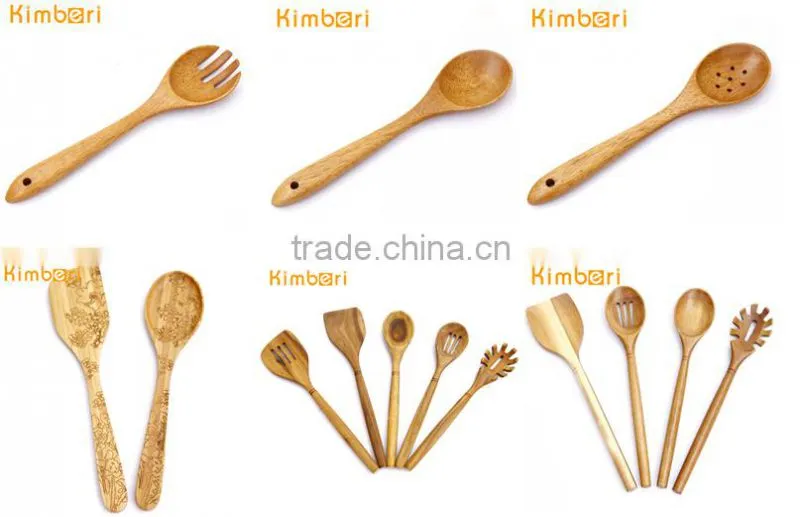 eco-friendly heat-resisitant wood kitchen utensil