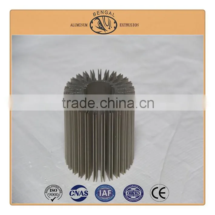 Aluminum Profile for LED Bulb Heat Sinks
