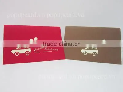 3D pop up Thank you Dog card