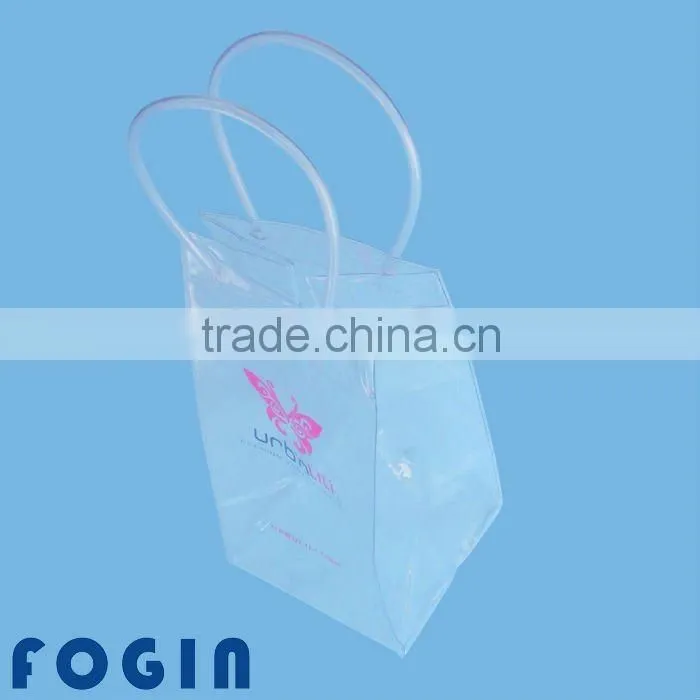 Popular PVC Clear Ice Bag for Beer Wine Packing